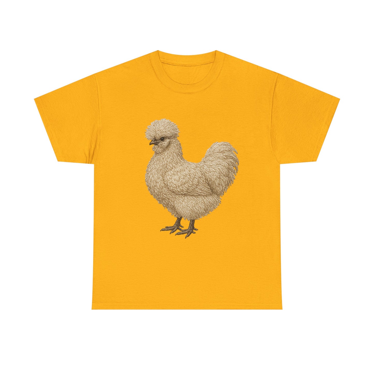 Silkie Chicken Tee | Funny Hen Shirt, Farm Animal Apparel, Gift for Chicken Lovers, Casual T-Shirt, Animal Lover Fashion