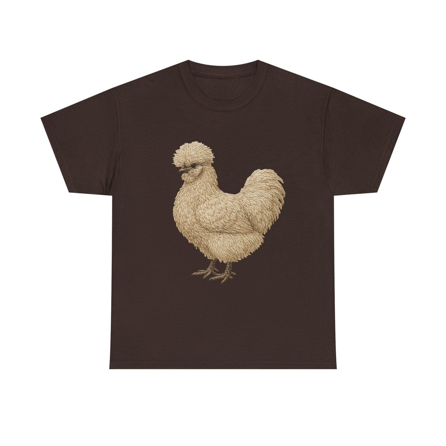 Silkie Chicken Tee | Funny Hen Shirt, Farm Animal Apparel, Gift for Chicken Lovers, Casual T-Shirt, Animal Lover Fashion