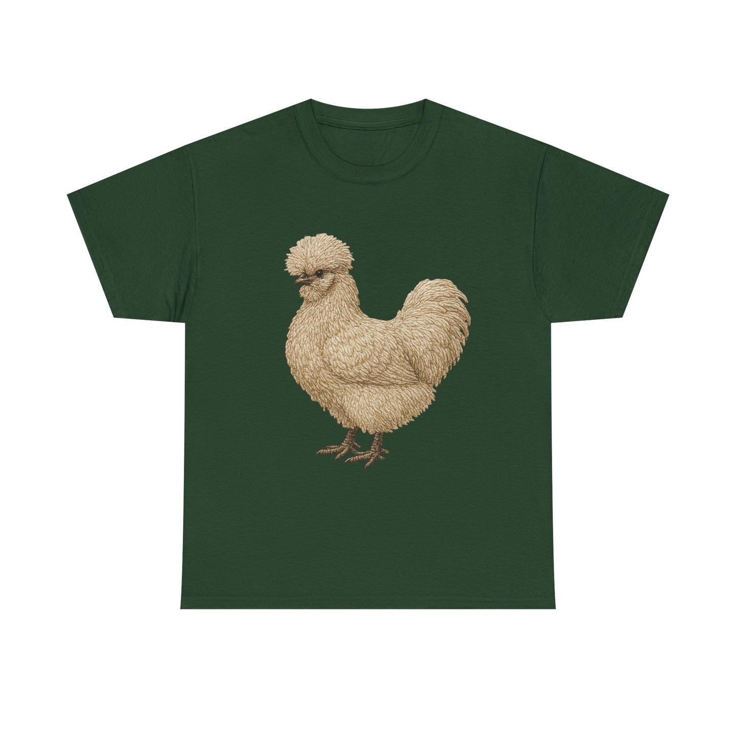 Silkie Chicken Tee | Funny Hen Shirt, Farm Animal Apparel, Gift for Chicken Lovers, Casual T-Shirt, Animal Lover Fashion