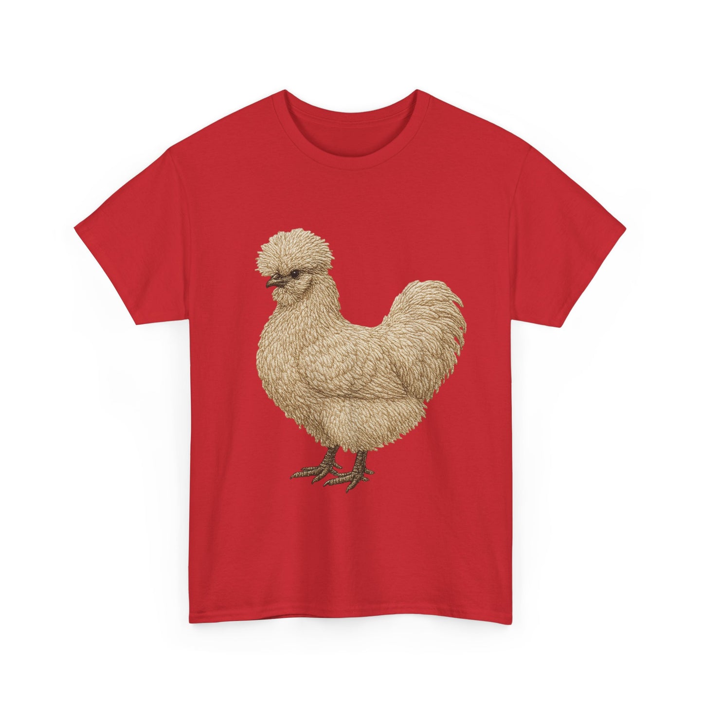 Silkie Chicken Tee | Funny Hen Shirt, Farm Animal Apparel, Gift for Chicken Lovers, Casual T-Shirt, Animal Lover Fashion