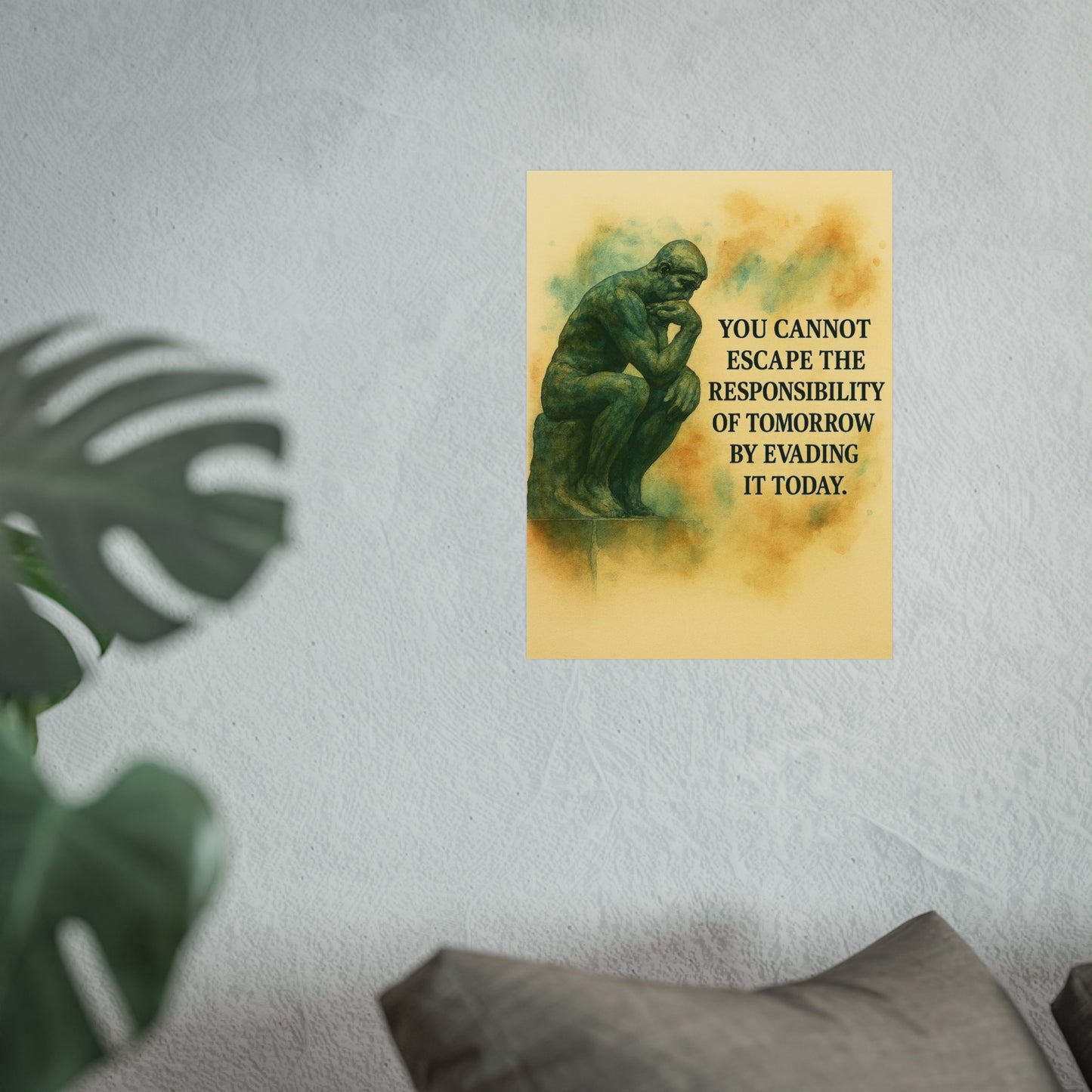 Art Posters - Thought Provoking Watercolor Design