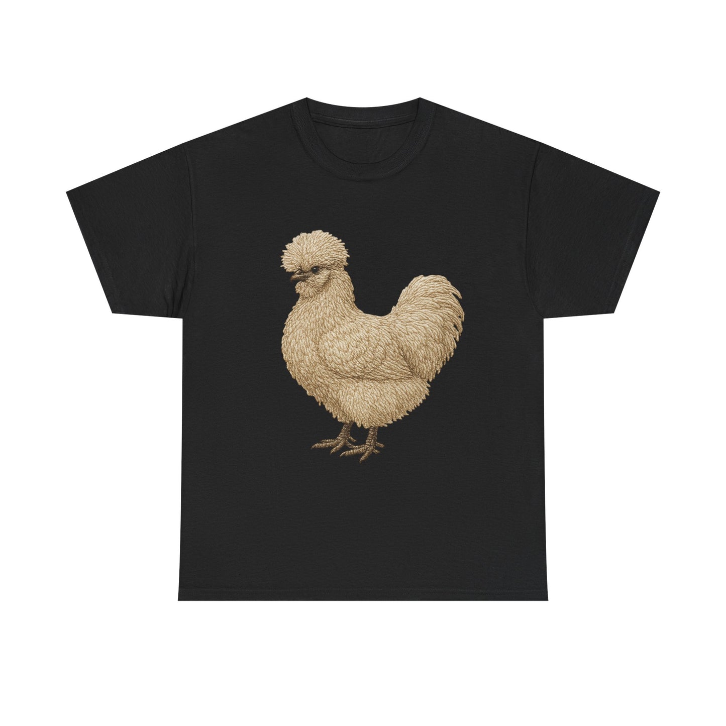 Silkie Chicken Tee | Funny Hen Shirt, Farm Animal Apparel, Gift for Chicken Lovers, Casual T-Shirt, Animal Lover Fashion