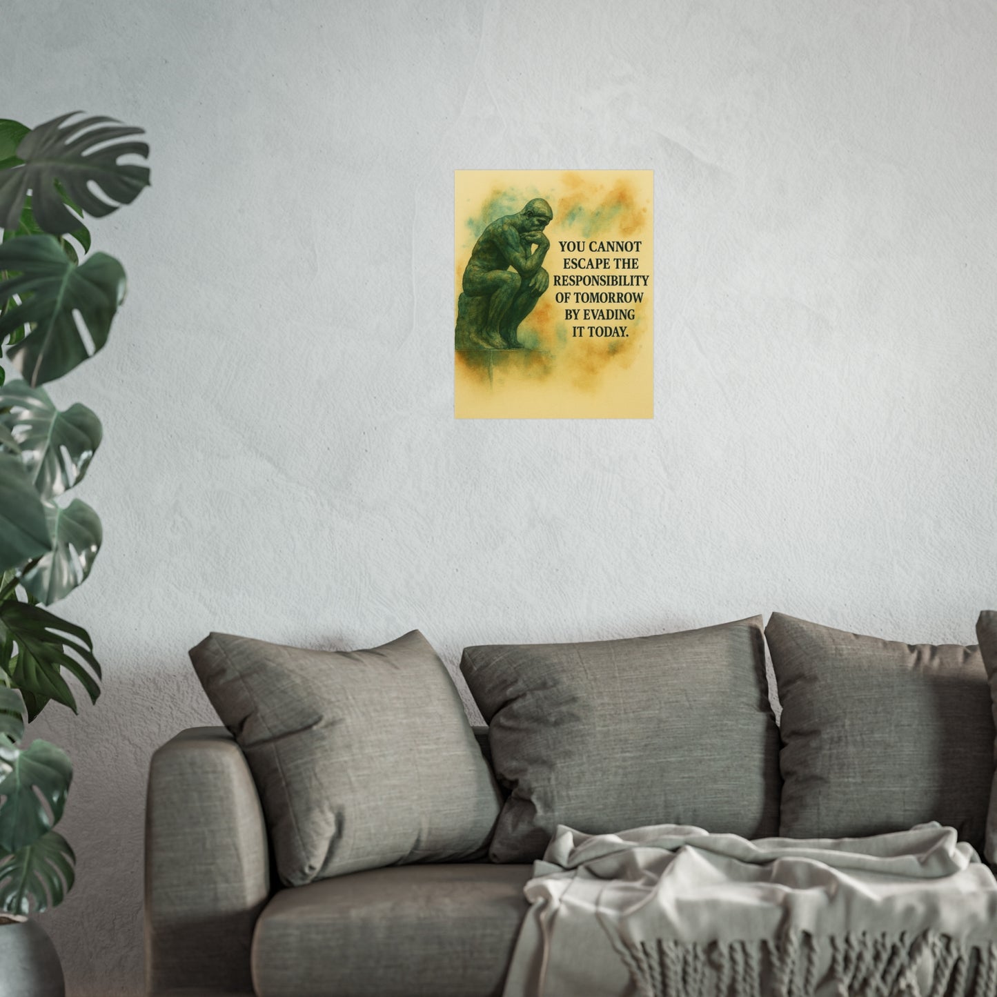 Art Posters - Thought Provoking Watercolor Design
