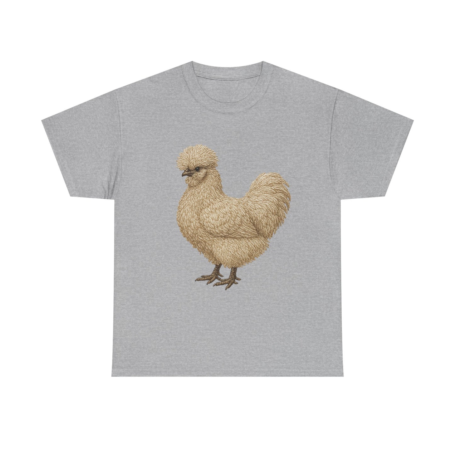 Silkie Chicken Tee | Funny Hen Shirt, Farm Animal Apparel, Gift for Chicken Lovers, Casual T-Shirt, Animal Lover Fashion