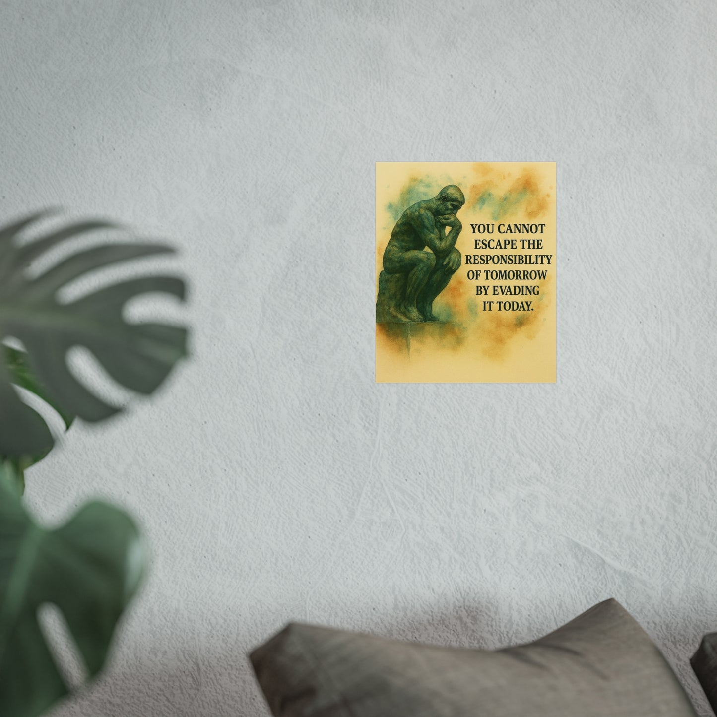 Art Posters - Thought Provoking Watercolor Design