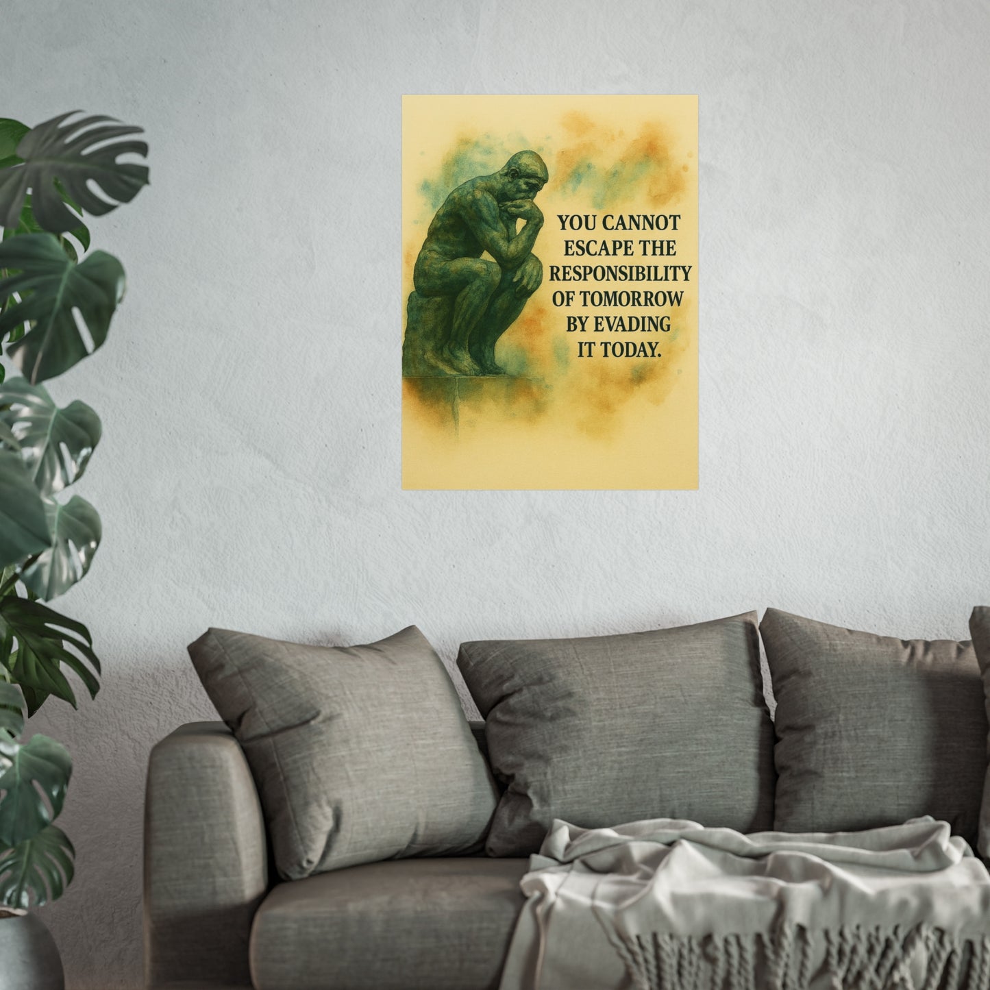 Art Posters - Thought Provoking Watercolor Design