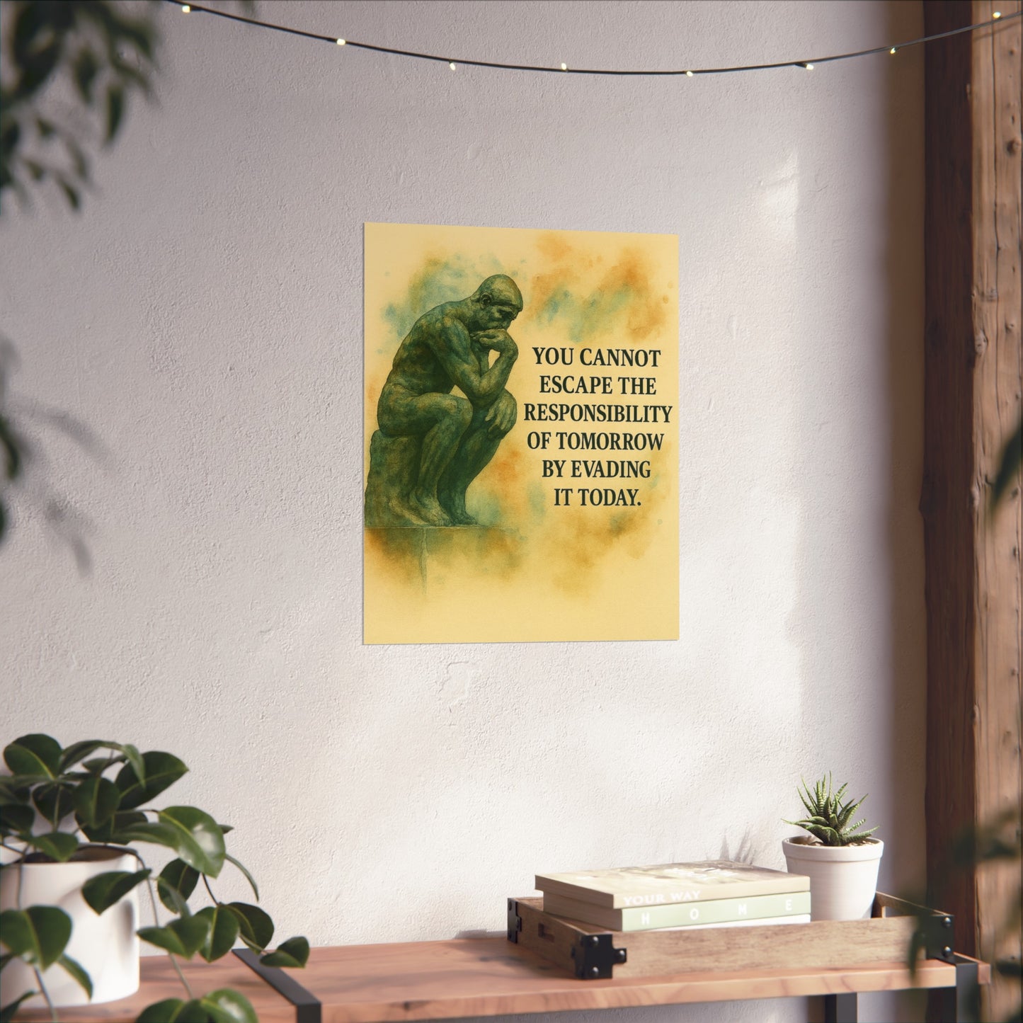 Art Posters - Thought Provoking Watercolor Design