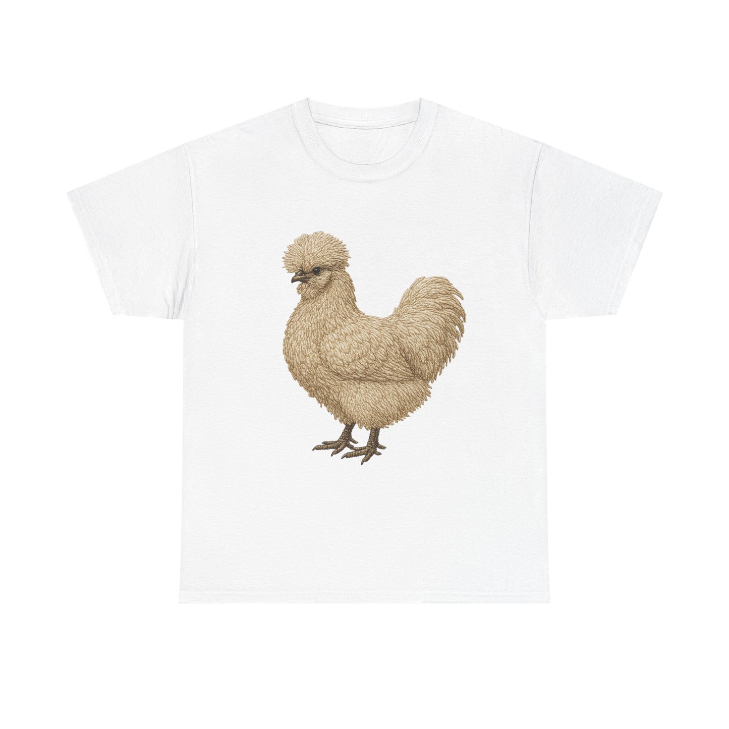 Silkie Chicken Tee | Funny Hen Shirt, Farm Animal Apparel, Gift for Chicken Lovers, Casual T-Shirt, Animal Lover Fashion