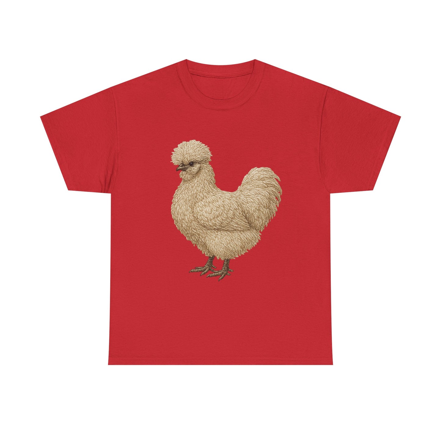 Silkie Chicken Tee | Funny Hen Shirt, Farm Animal Apparel, Gift for Chicken Lovers, Casual T-Shirt, Animal Lover Fashion