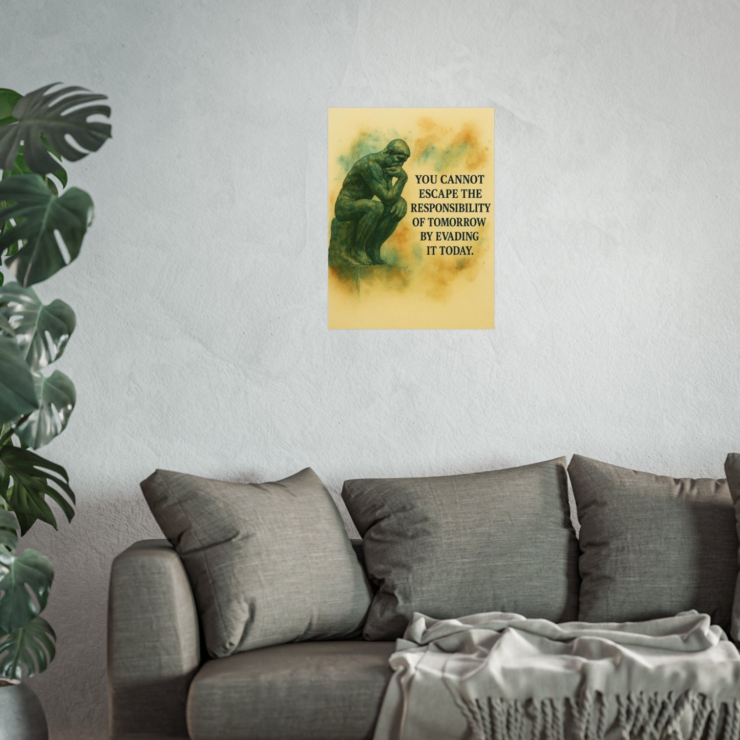 Art Posters - Thought Provoking Watercolor Design