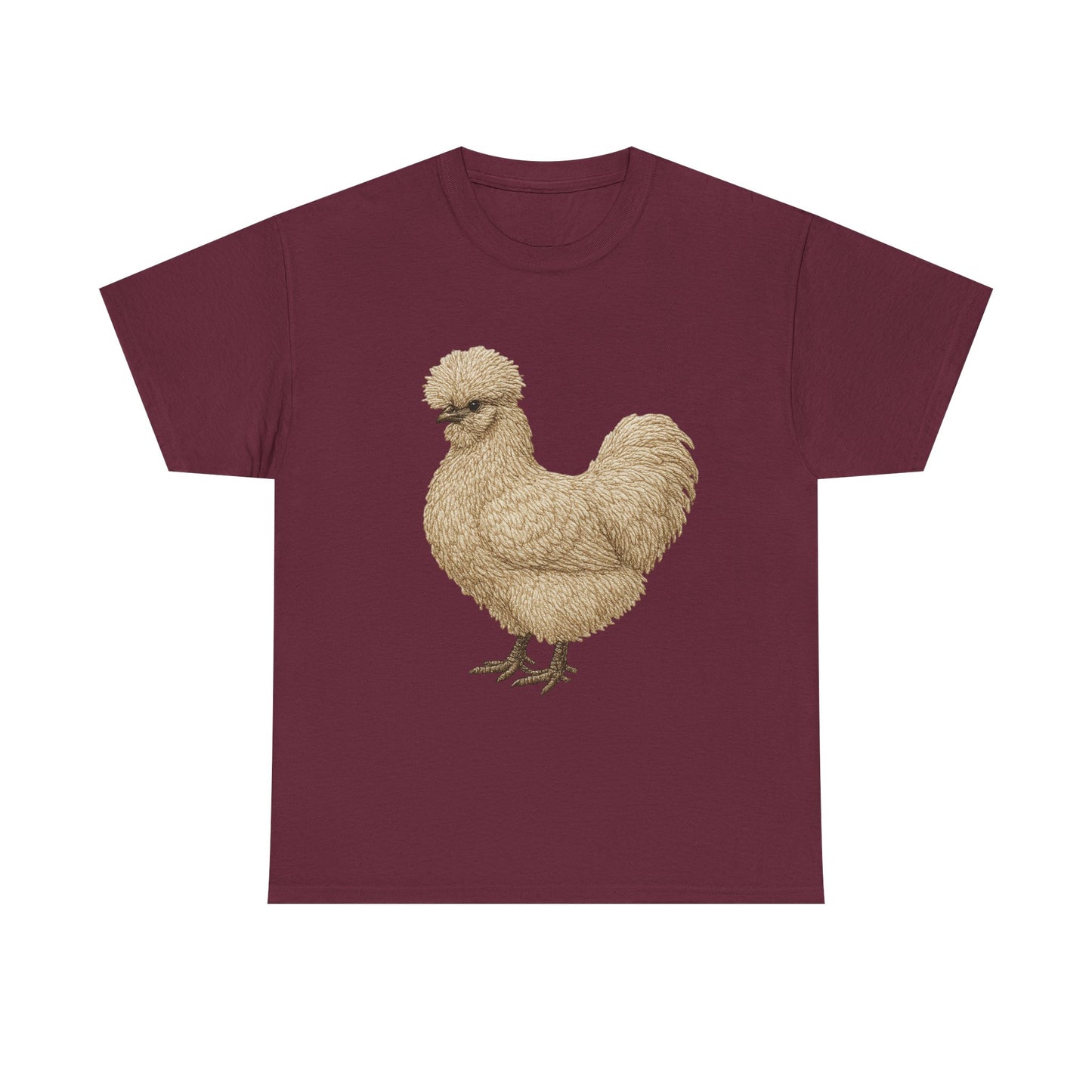 Silkie Chicken Tee | Funny Hen Shirt, Farm Animal Apparel, Gift for Chicken Lovers, Casual T-Shirt, Animal Lover Fashion