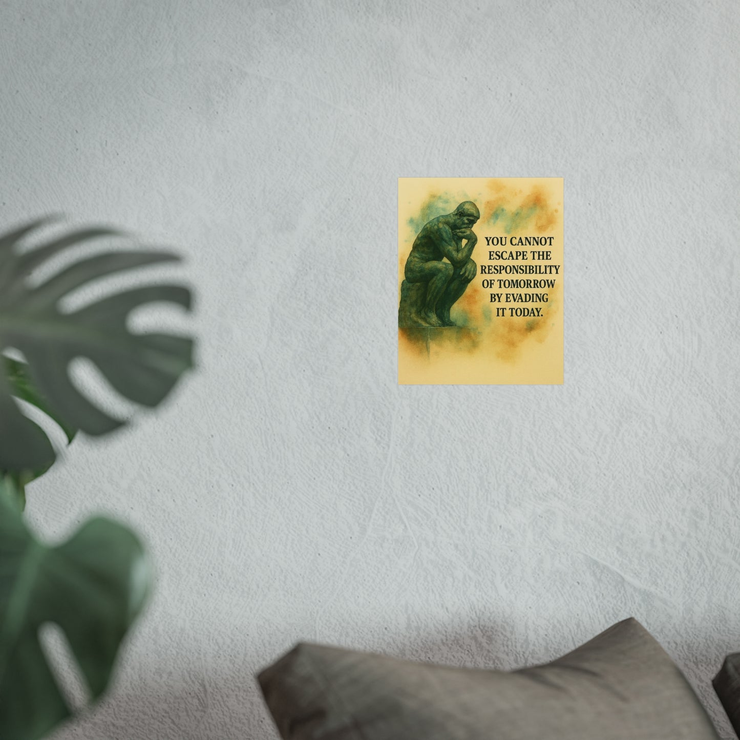 Art Posters - Thought Provoking Watercolor Design