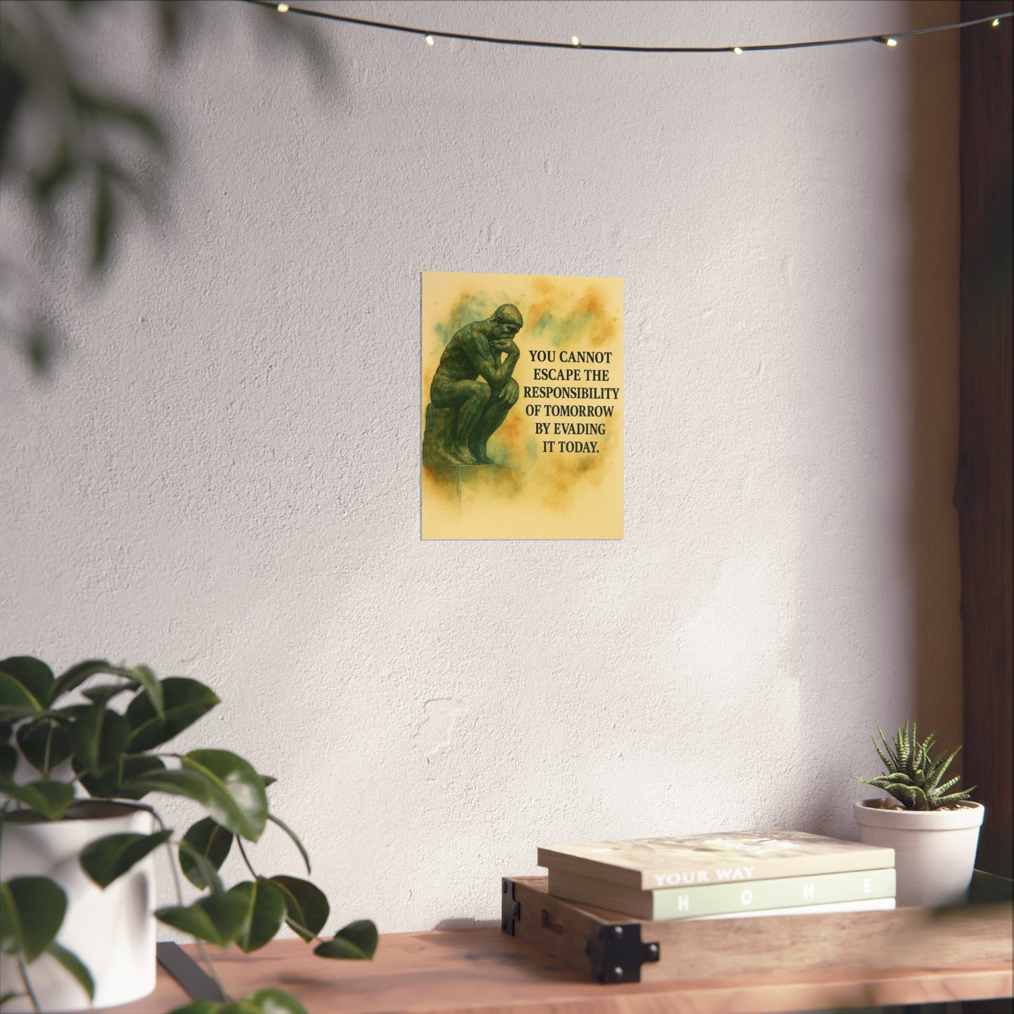 Art Posters - Thought Provoking Watercolor Design