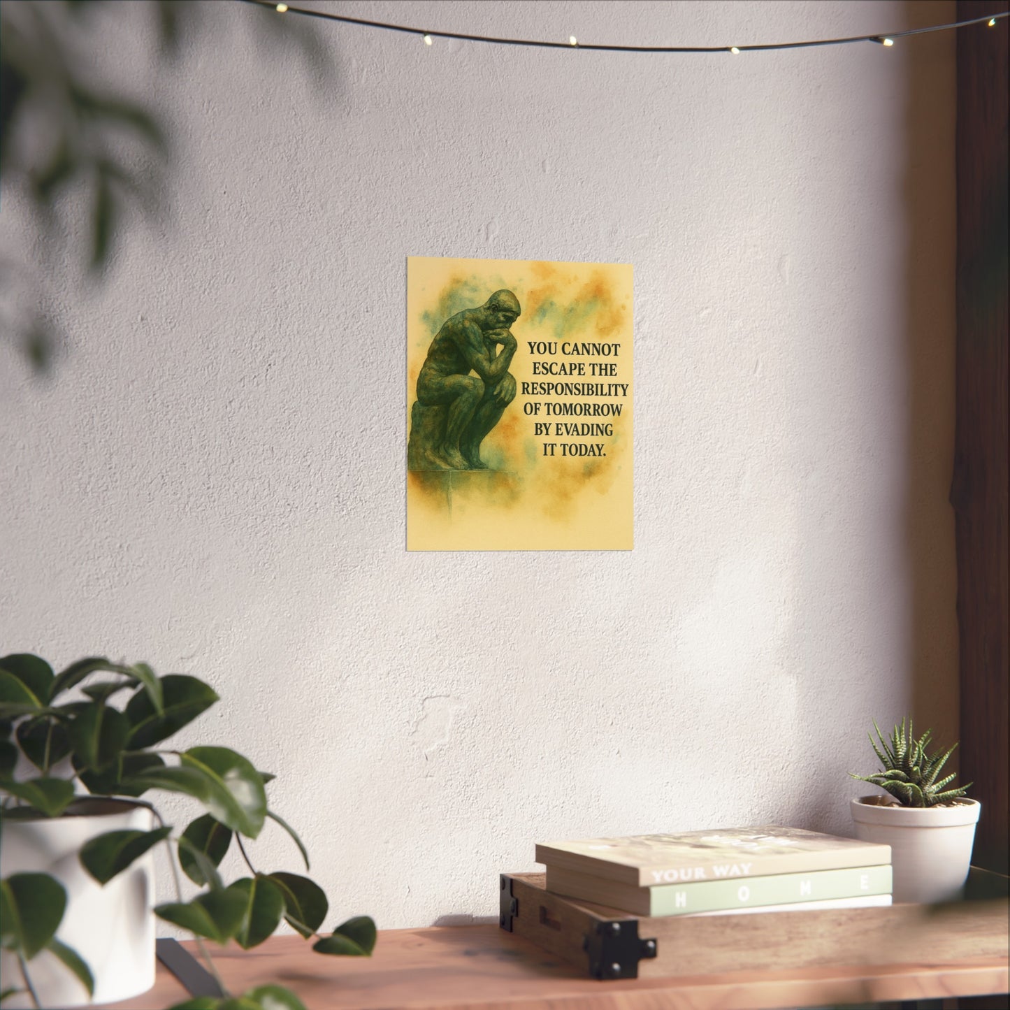 Art Posters - Thought Provoking Watercolor Design