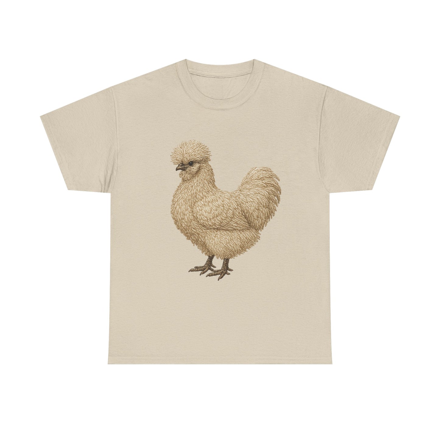 Silkie Chicken Tee | Funny Hen Shirt, Farm Animal Apparel, Gift for Chicken Lovers, Casual T-Shirt, Animal Lover Fashion