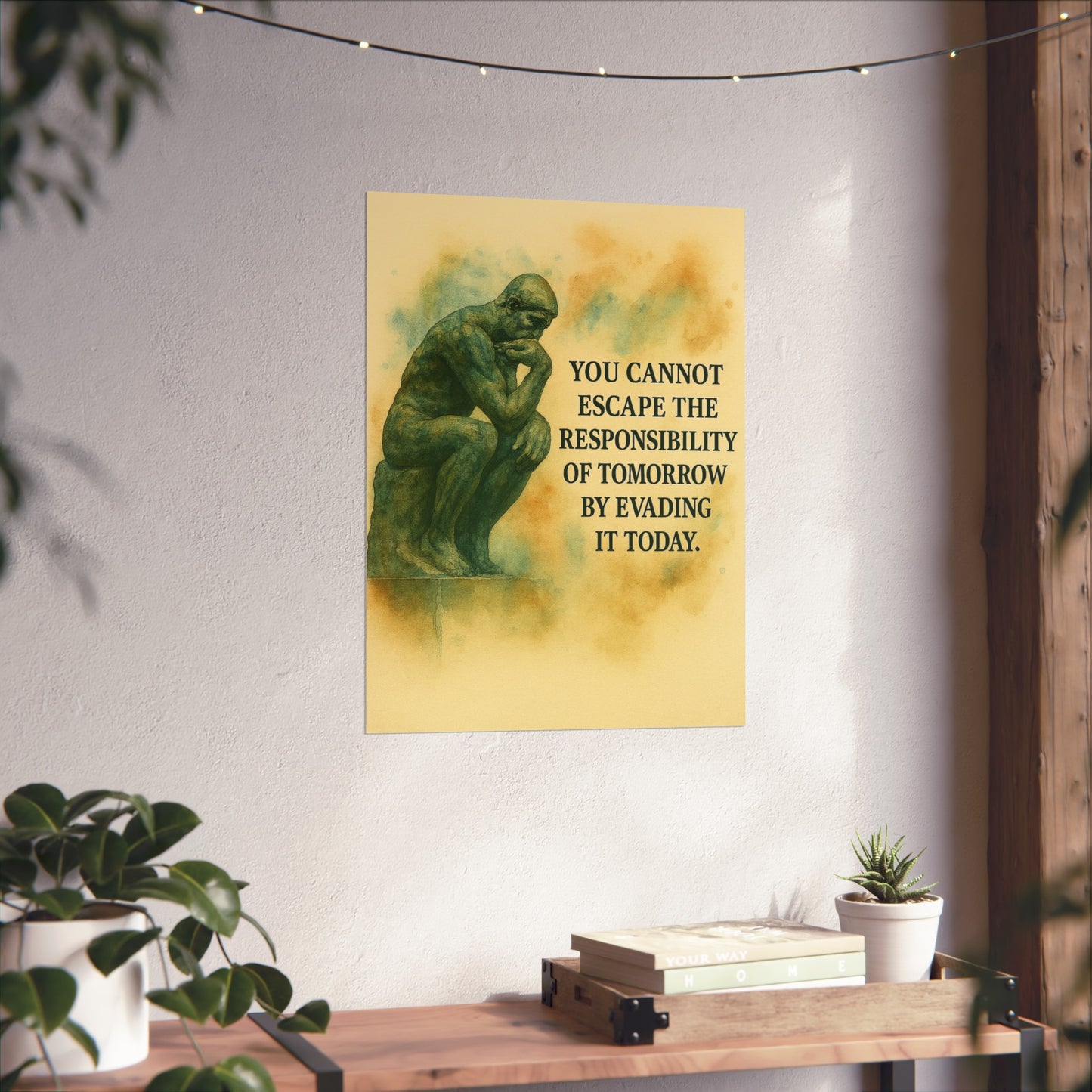 Art Posters - Thought Provoking Watercolor Design