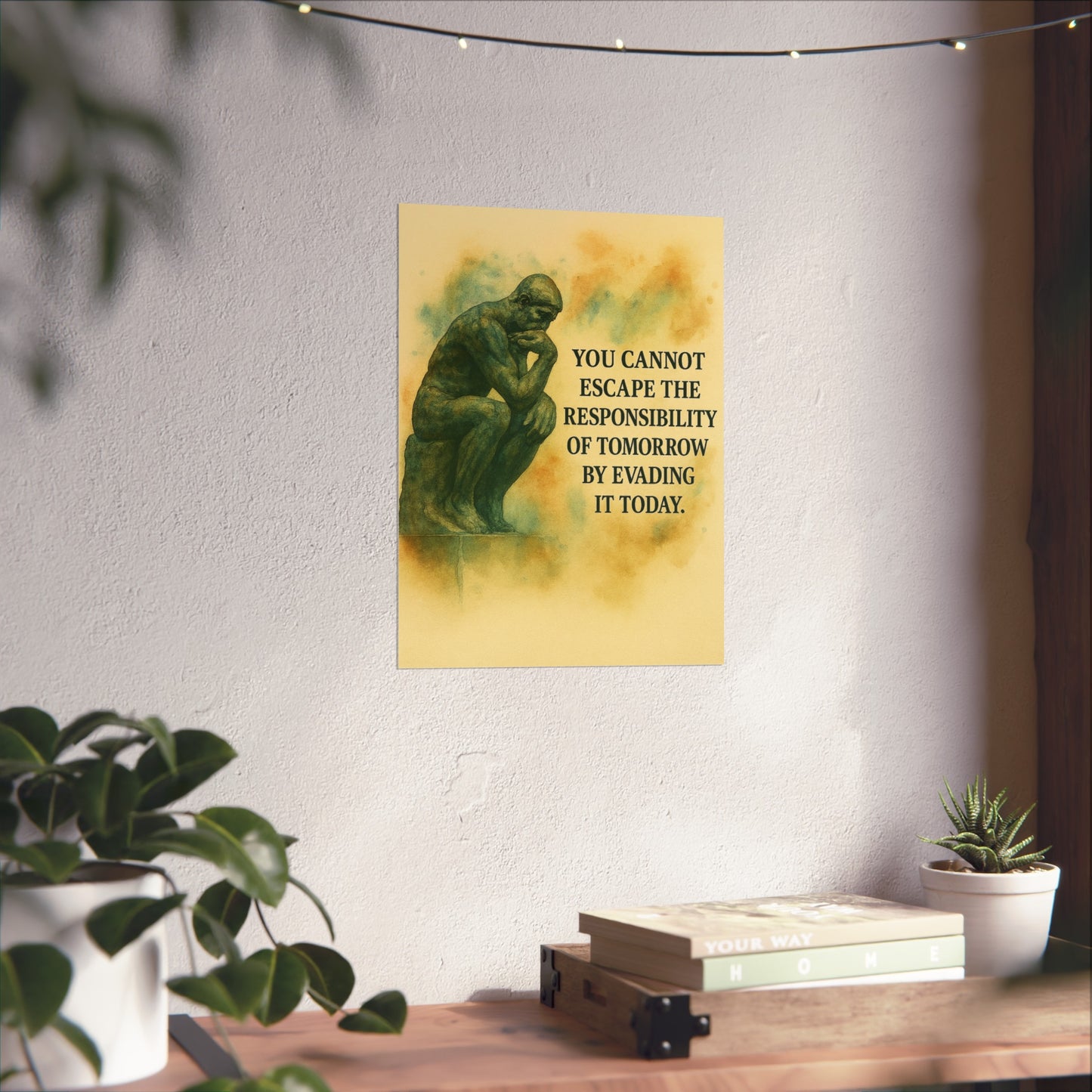 Art Posters - Thought Provoking Watercolor Design