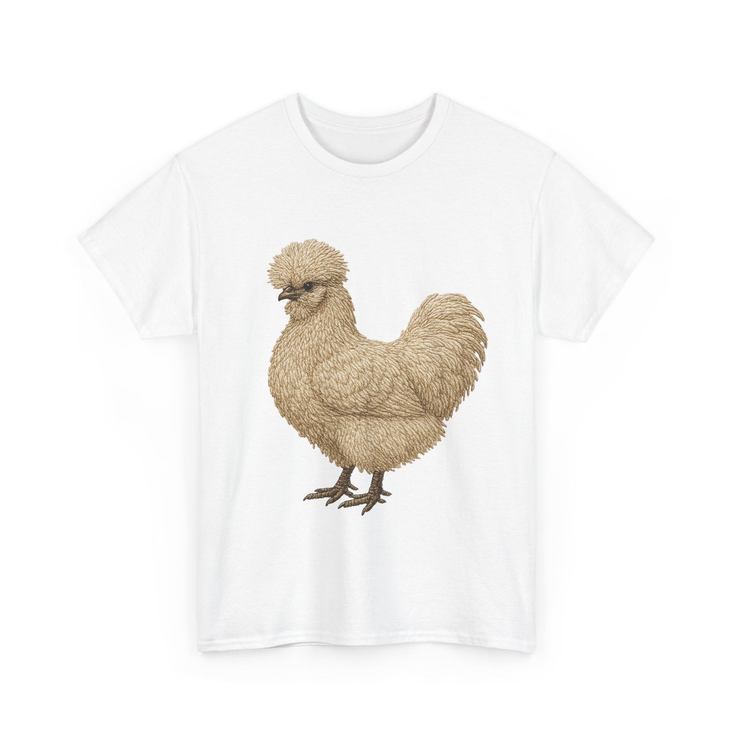 Silkie Chicken Tee | Funny Hen Shirt, Farm Animal Apparel, Gift for Chicken Lovers, Casual T-Shirt, Animal Lover Fashion