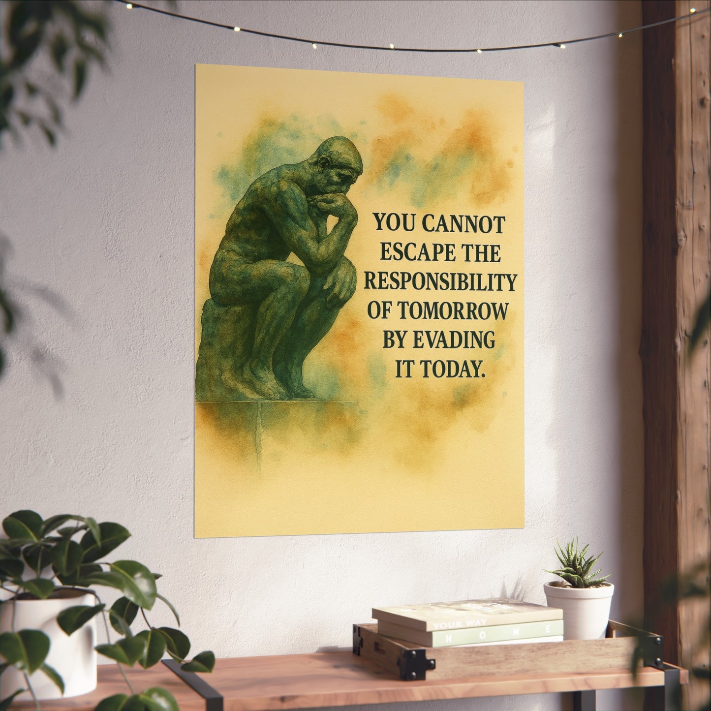 Art Posters - Thought Provoking Watercolor Design