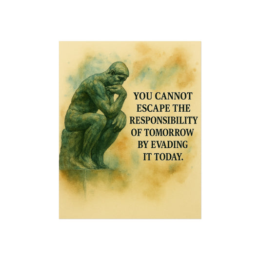 Art Posters - Thought Provoking Watercolor Design